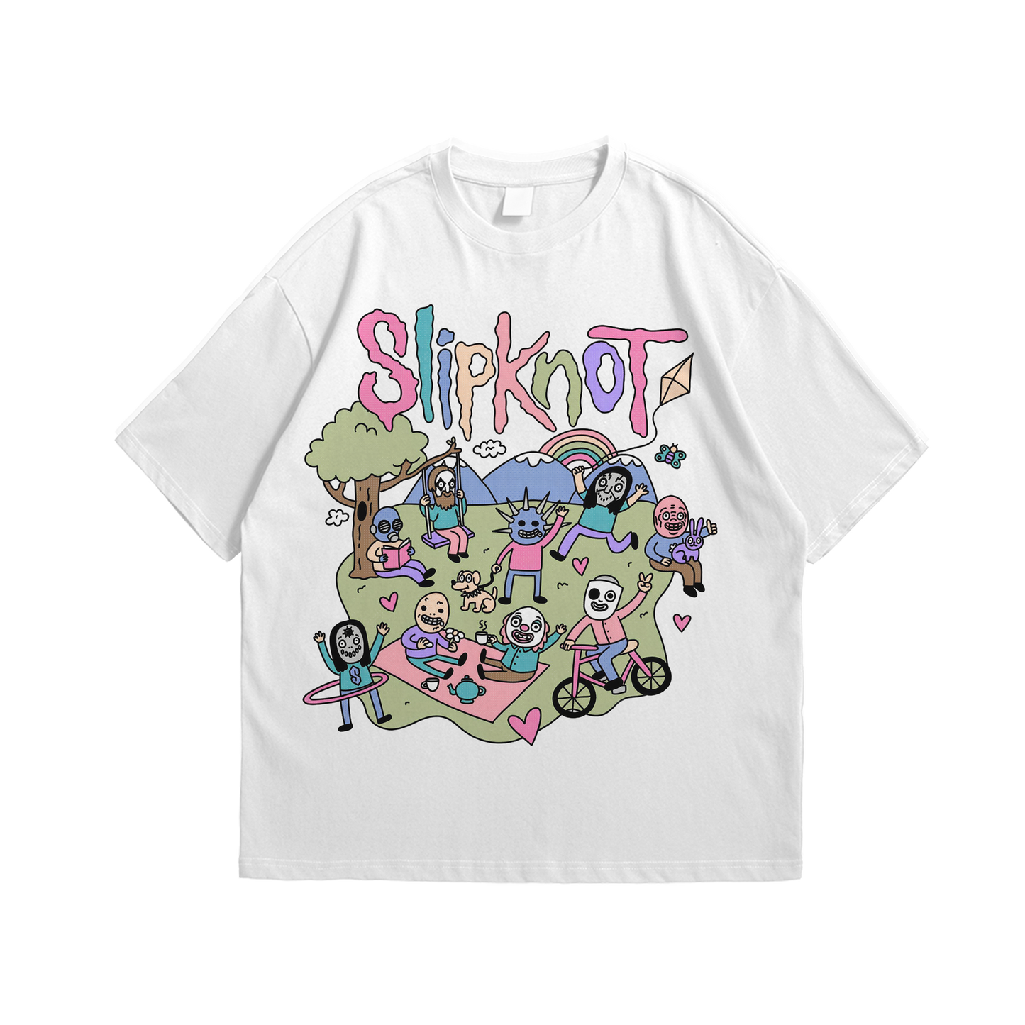 Slipknot White oversized