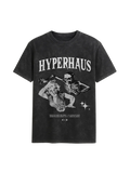Hyper Haus Phantom Embrace Oversized Tee - gothic streetwear t-shirt with skeletal figure illustration