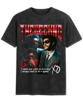 The Weeknd XO Oversized Tee - collage design, oversized graphic t-shirt with XO era visuals