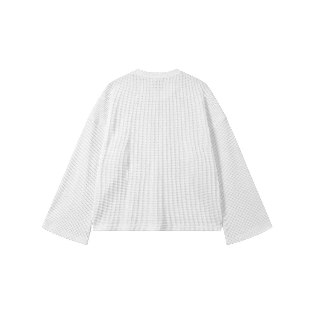 IVORY WAFFLE HENLEY