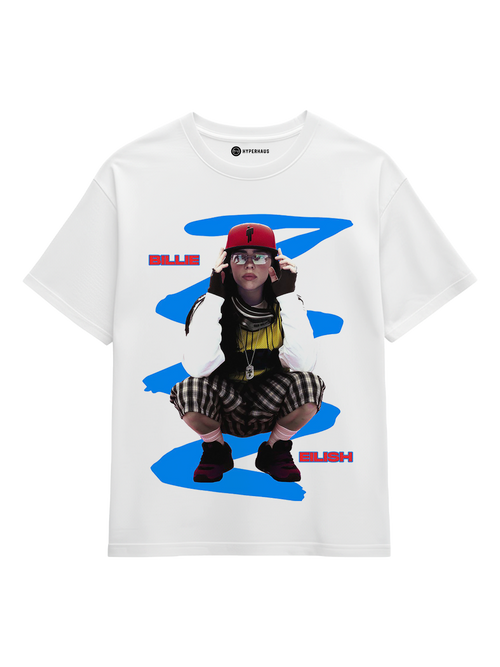 Billie Eilish Tee - oversized graphic t-shirt with bold artist-inspired print