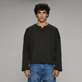 ONYX WAFFLE HENLEY