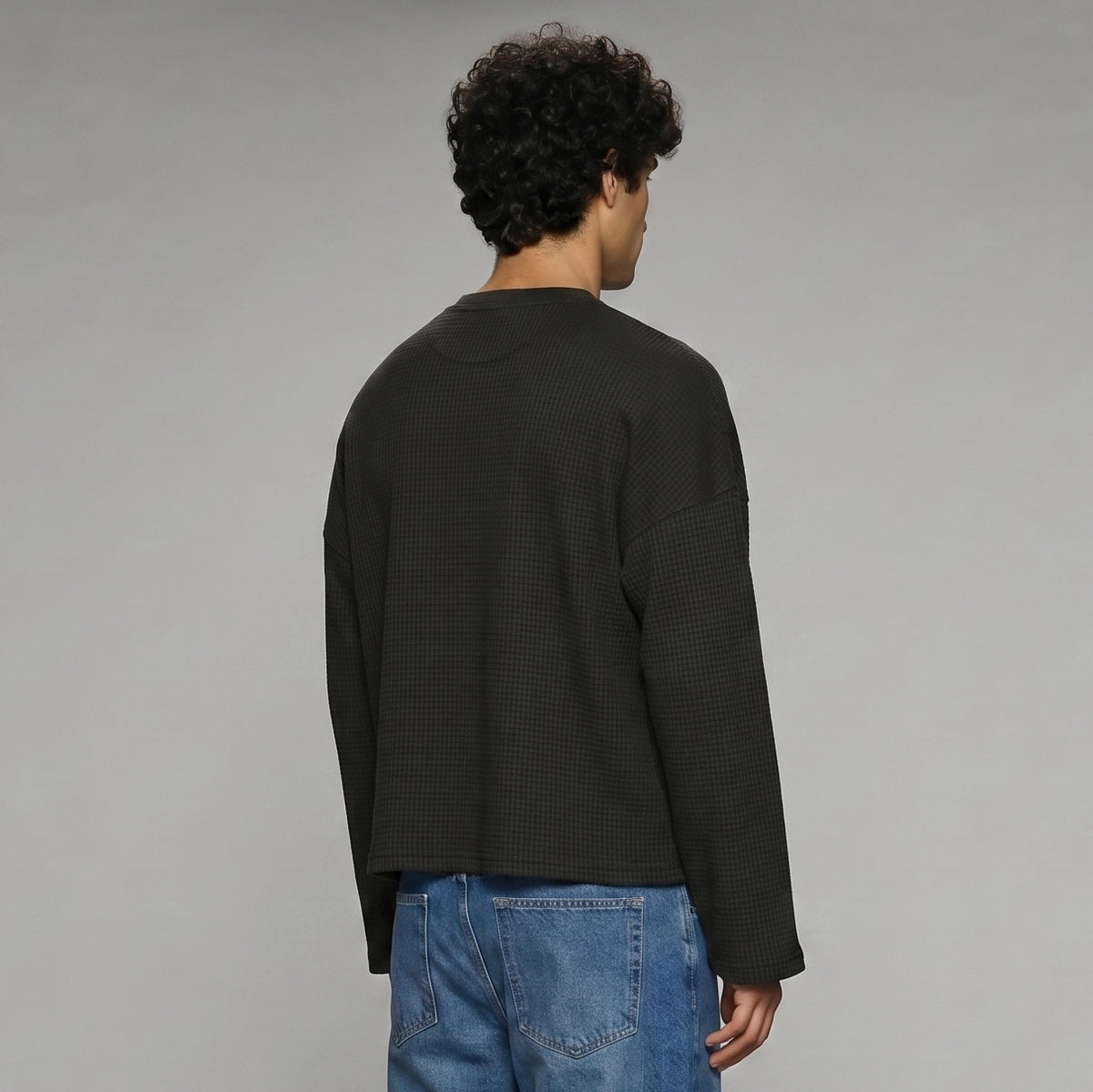 ONYX WAFFLE HENLEY