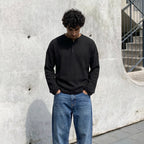 ONYX WAFFLE HENLEY