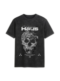 Hyper Haus Skull Legacy Oversized Tee - gothic streetwear t-shirt with monochrome skull artwork