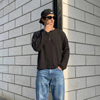 ONYX WAFFLE HENLEY