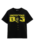 The Notorious B.I.G. Oversized Tee - hip hop t-shirt with high-contrast portrait graphic
