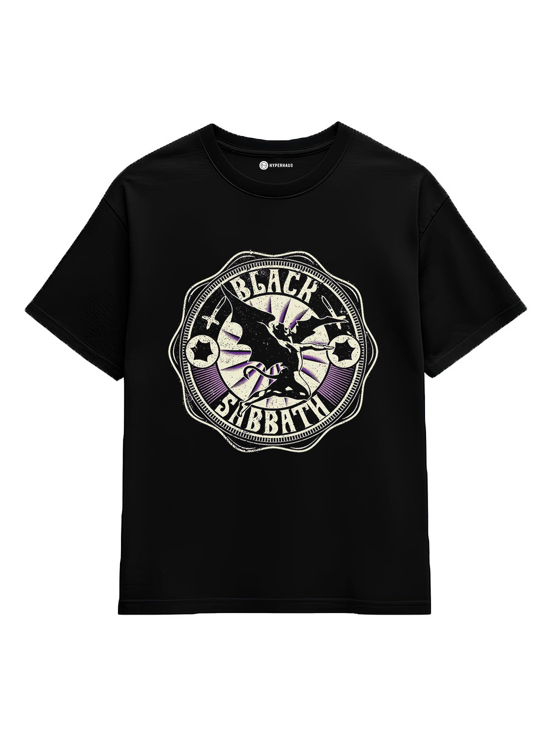 Black Sabbath Tee - oversized heavy metal band t-shirt with vintage graphic print