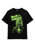 Iron Maiden Tee - oversized heavy metal band t-shirt with vintage graphic print