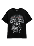 Iron Maiden Skull Tee - oversized rock band t-shirt with iconic skull graphic print