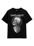 Lamb of God Tee - oversized heavy metal band t-shirt with bold skull graphic