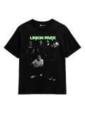 Linkin Park Band Tee - oversized rock band t-shirt with bold band graphic