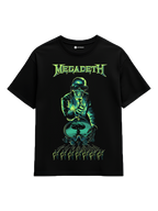 Megadeth Tee - oversized heavy metal band t-shirt with bold graphic print