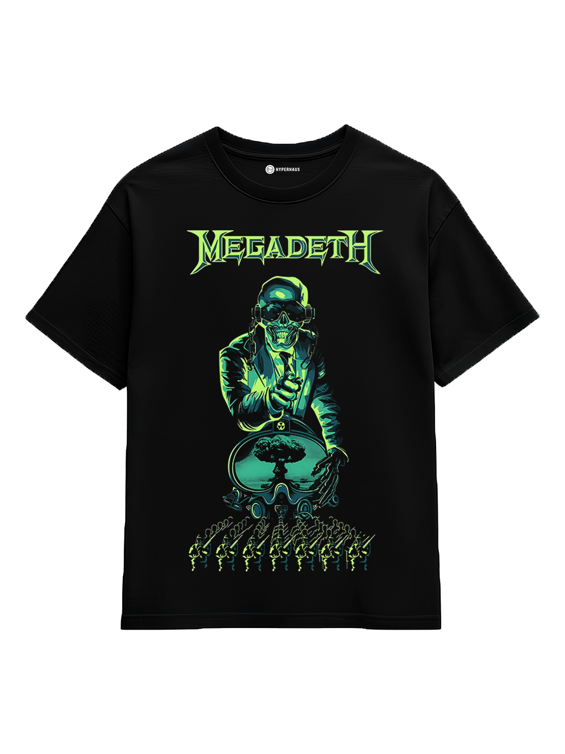 Megadeth Tee - oversized heavy metal band t-shirt with bold graphic print