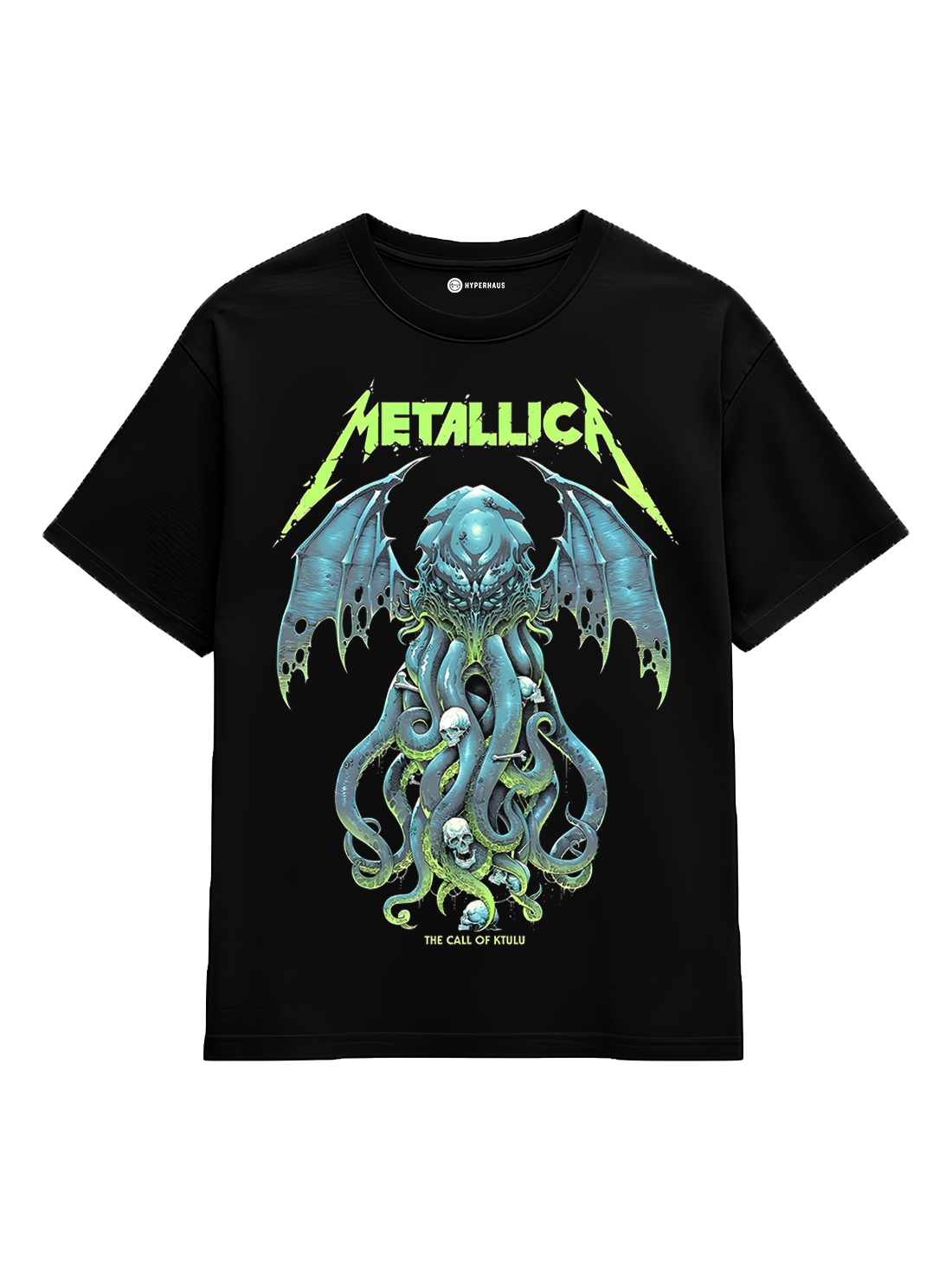 Metallica Ktulu Tee - oversized band t-shirt with creature-inspired graphic print