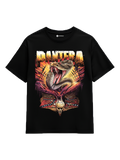 Pantera Tee - oversized heavy metal band t-shirt with bold snake-inspired graphic