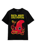Red Hot Chili Peppers Tee - oversized rock band t-shirt with bold illustrated graphic