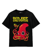 Red Hot Chili Peppers Tee - oversized rock band t-shirt with bold illustrated graphic