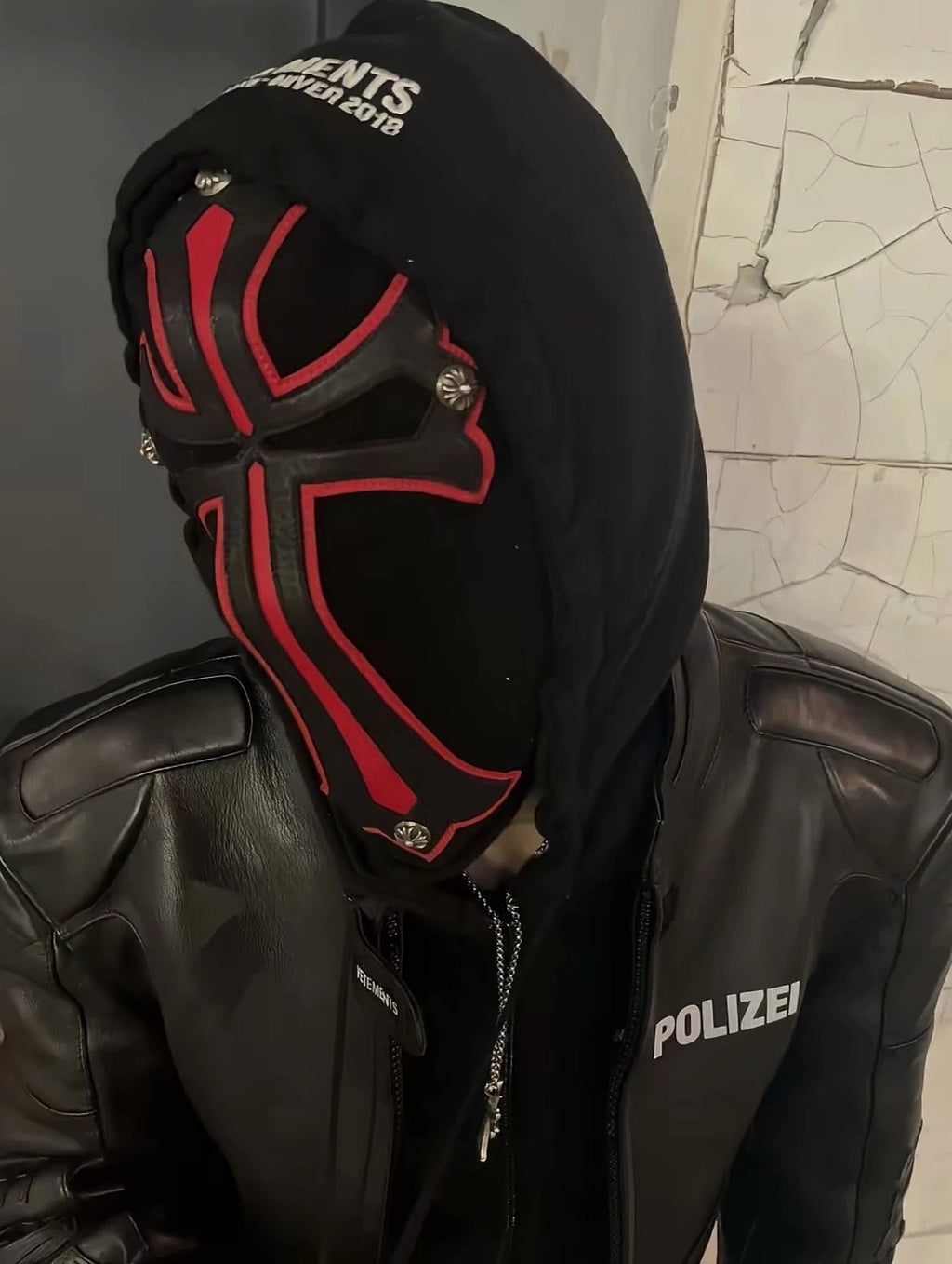 Crimson Cross Balaclava