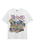 Slipknot Tee - oversized heavy metal band t-shirt with vibrant illustrated graphic