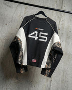 Archive Racing Mesh Long Sleeve Jersey - back view, breathable mesh fabric with racing panel design