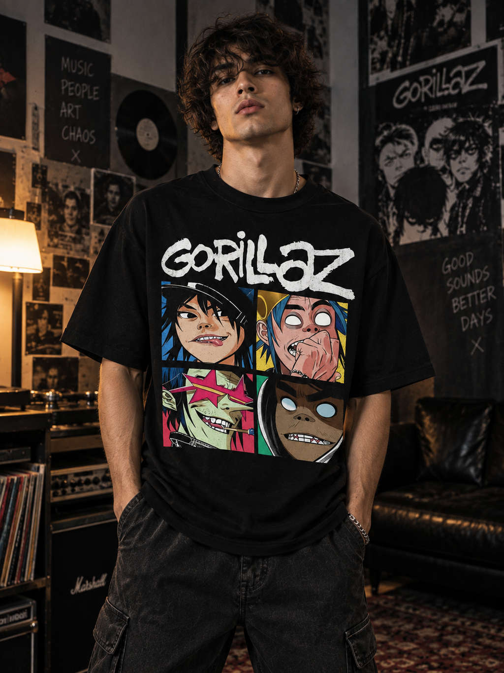 Gorillaz Chaos Tee