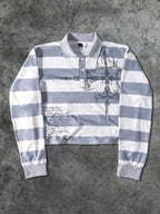 Crossline Striped Polo